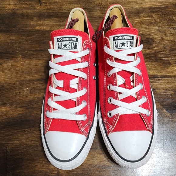 Converse Other - Converse All Star Chuck Taylor Low Red Unisex Adult Men's Size 8 Womens Size 10